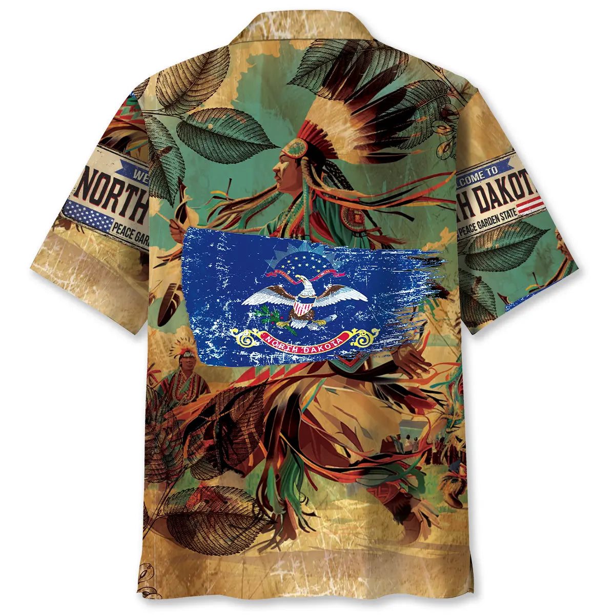 North Dakota Native Proud Hawaiian Shirt