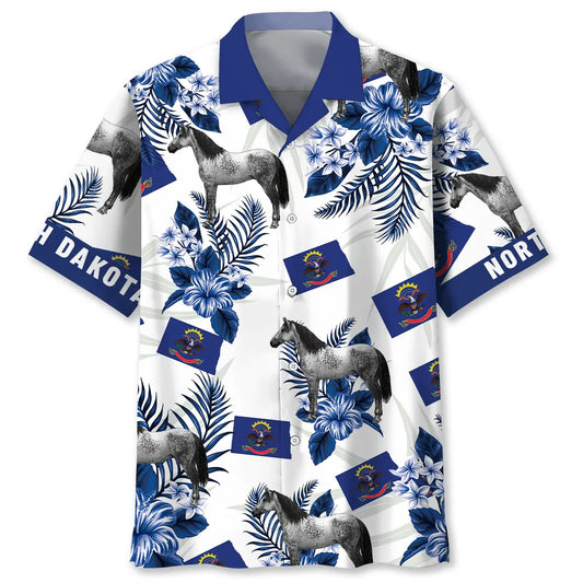 Hawaiian Shirt / Adults / S North Dakota State Hawaiian Shirt