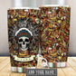 Native Skull Pattern Personalized 20 Oz Tumbler For Coffee Travel And Daily Use