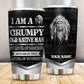 Native Grumpy Old Native Man Black Personalized 20 Oz Tumbler
