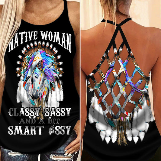 Native Horse Woman Limited Edition – Hollow Tank Top