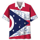 Hawaiian Shirt / Adults / S Ohio State Flag Firework Hawaiian Shirt