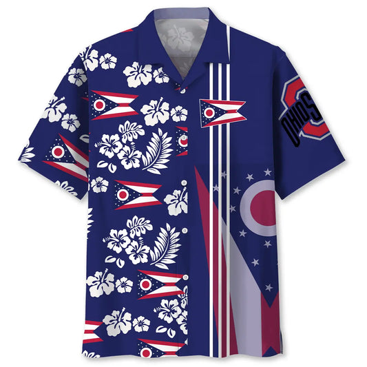 Hawaiian Shirt / Adults / S Ohio State Love Hawaiian Shirt