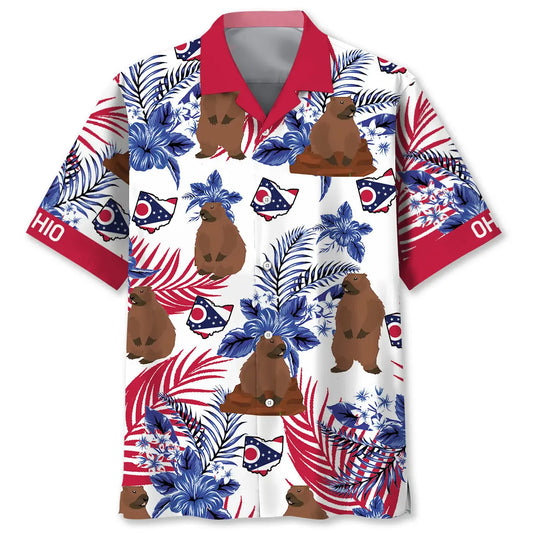 Hawaiian Shirt / Adults / S Ohio State Proud Hawaiian Shirt