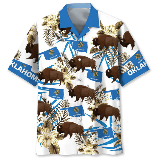 Hawaiian Shirt / Adults / S Oklahoma State Proud Hawaiian Shirt