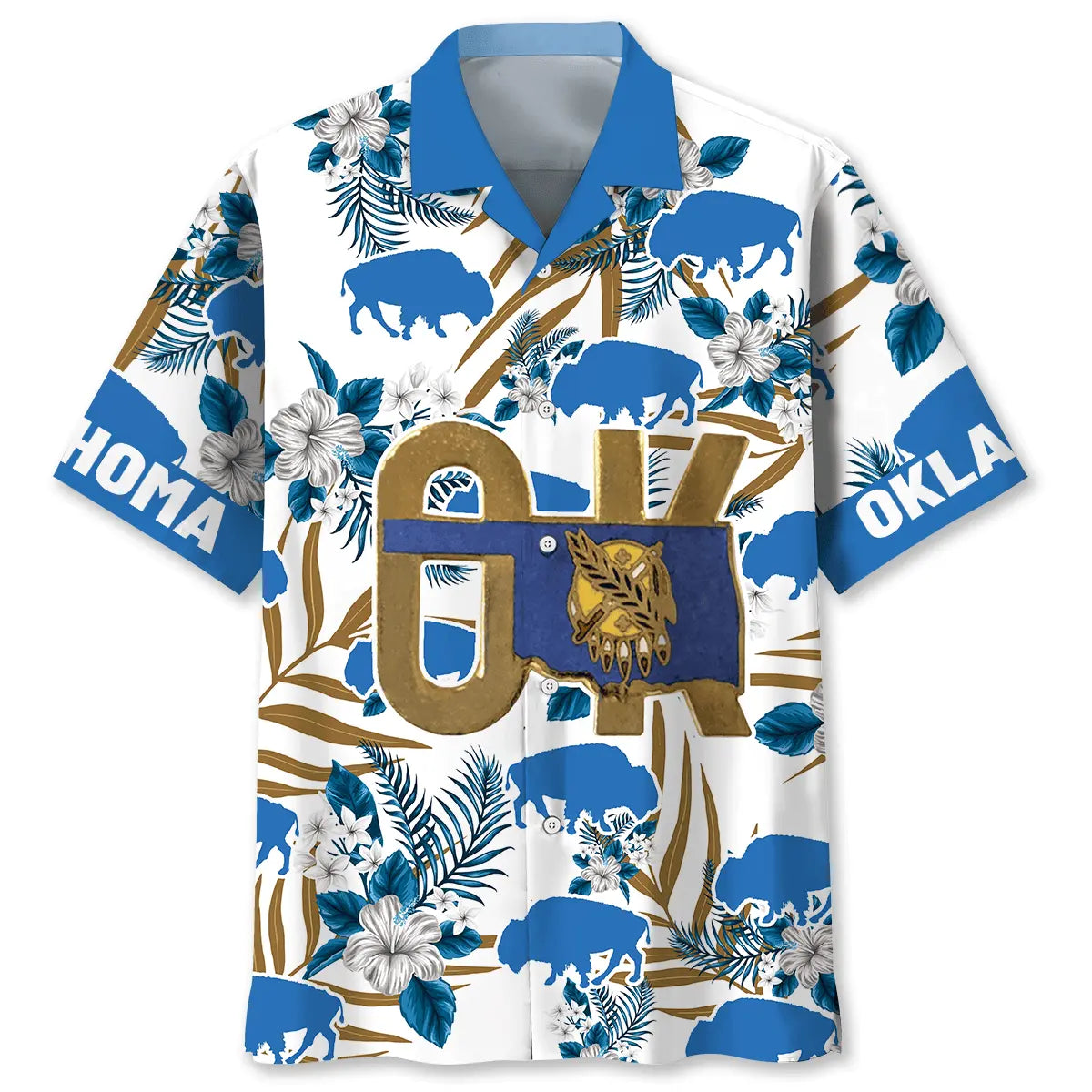 Hawaiian Shirt / Adults / S Oklahoma State Proud Hawaiian Shirt