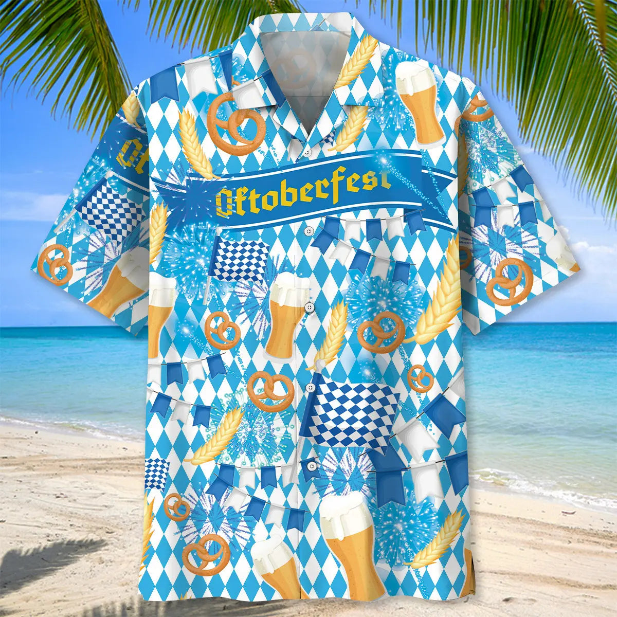 Oktoberfest Celebration Drinking Shirt Hawaiian Shirt