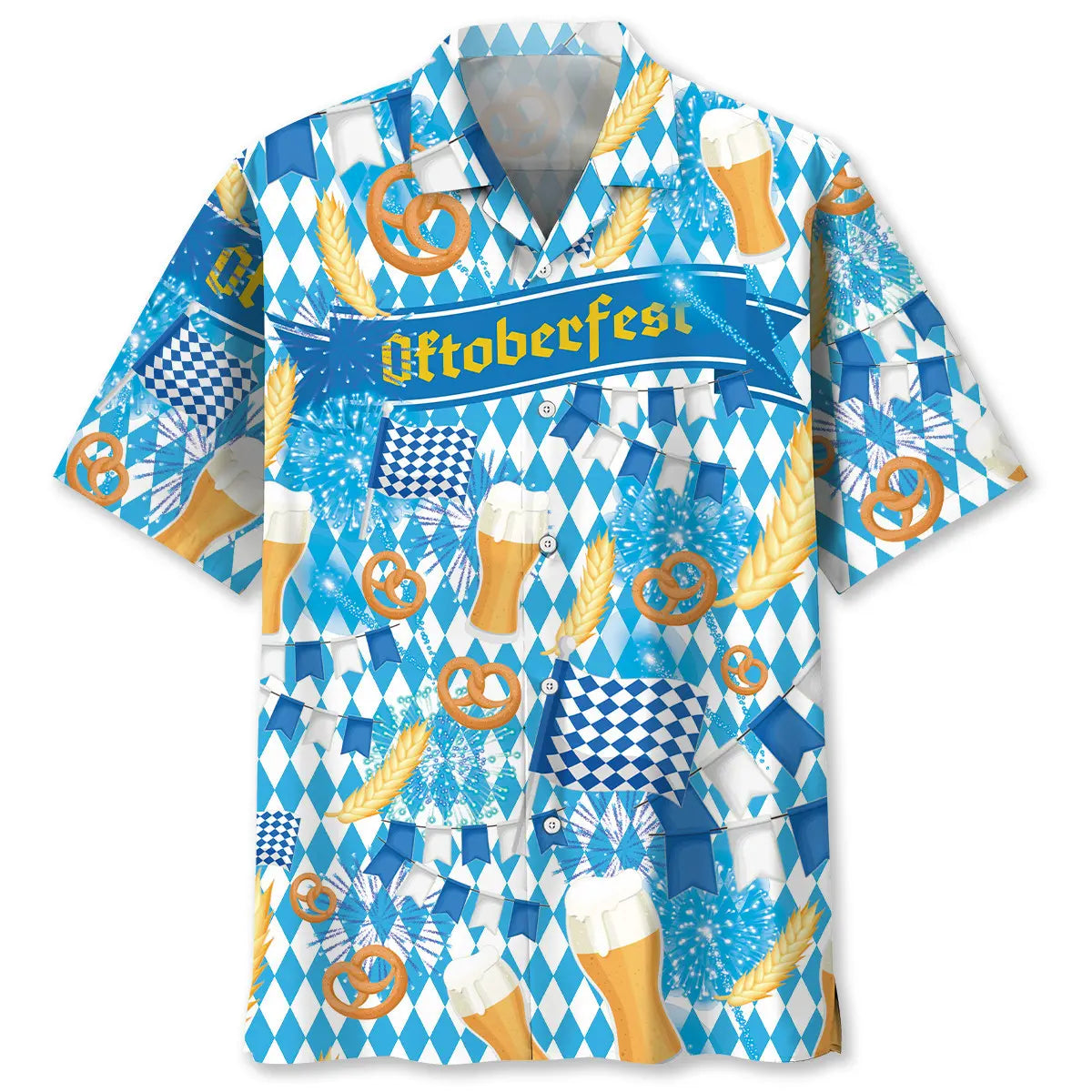 Hawaiian Shirt / Adults / S Oktoberfest Celebration Drinking Shirt Hawaiian Shirt
