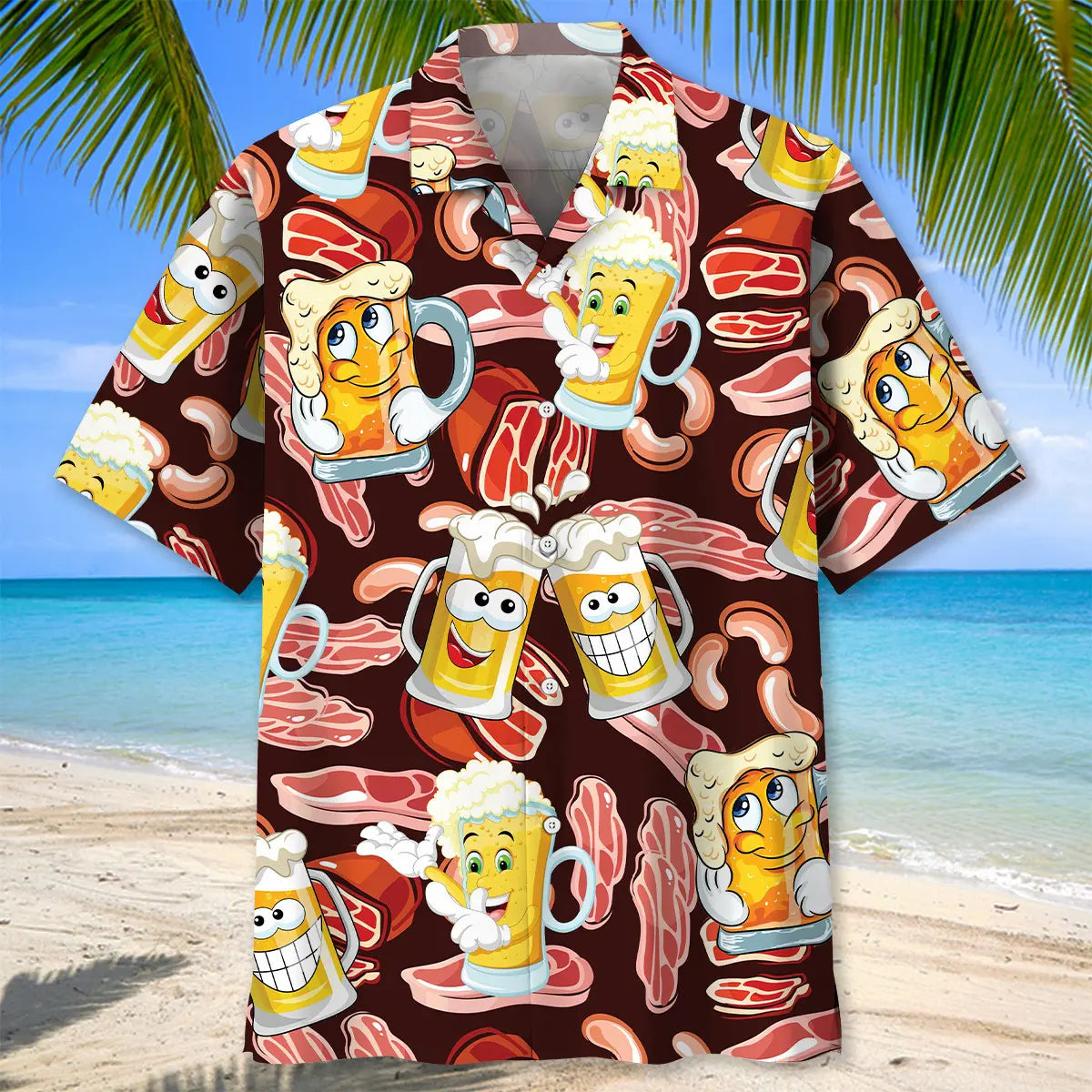 Oktoberfest Drinking Beer Hawaiian Shirt