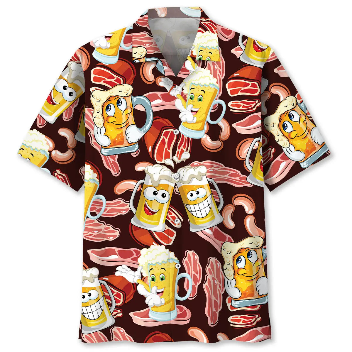 Hawaiian Shirt / Adults / S Oktoberfest Drinking Beer Hawaiian Shirt