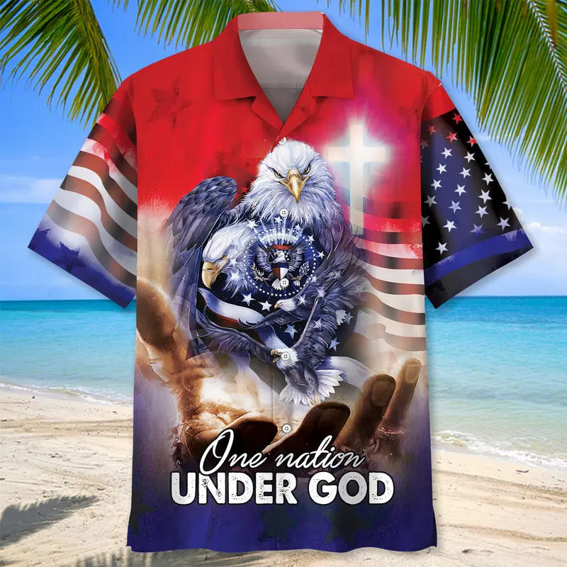 One Nation Under GOD Hawaiian Shirt