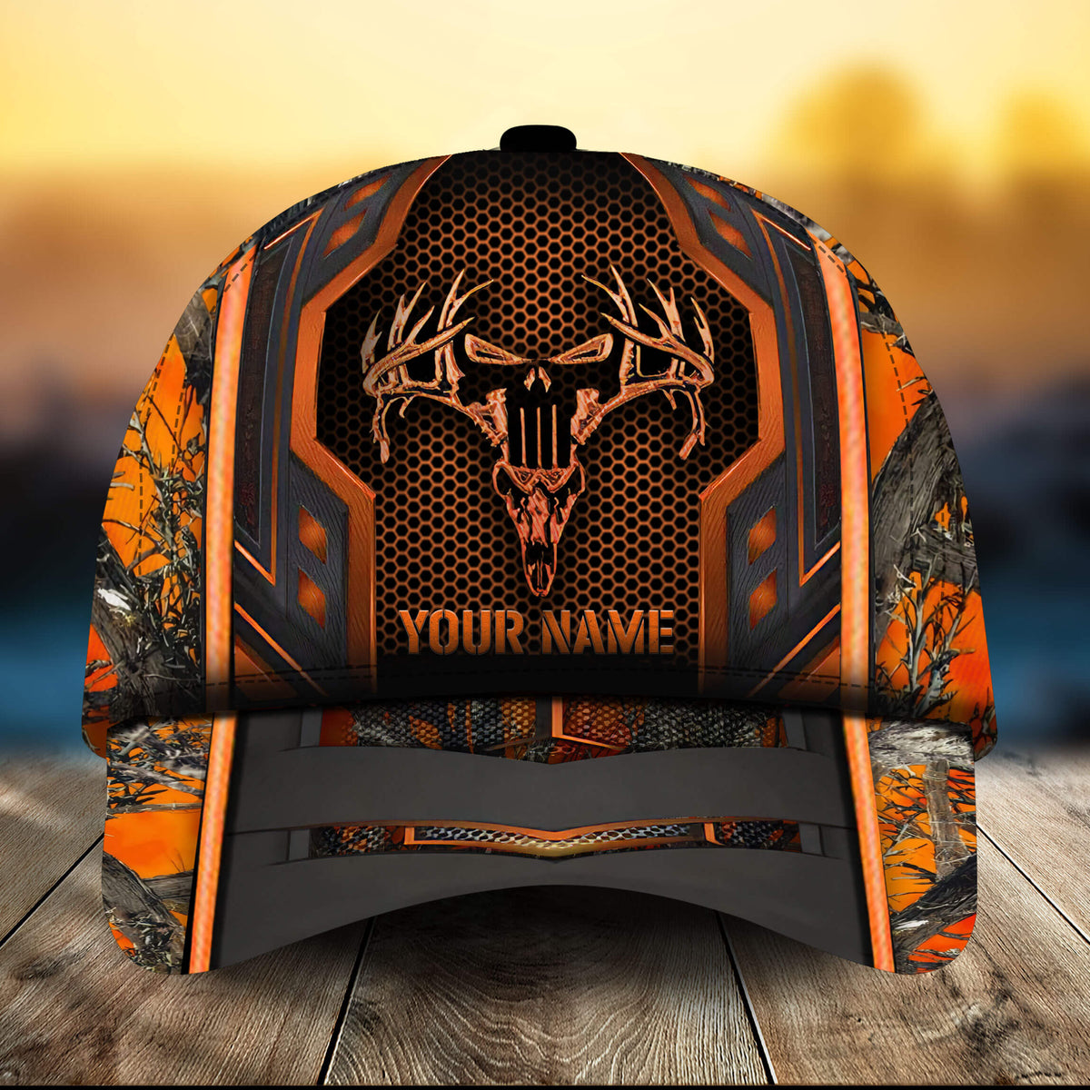 Premium Skull Hunting Personalized – Classic Cap