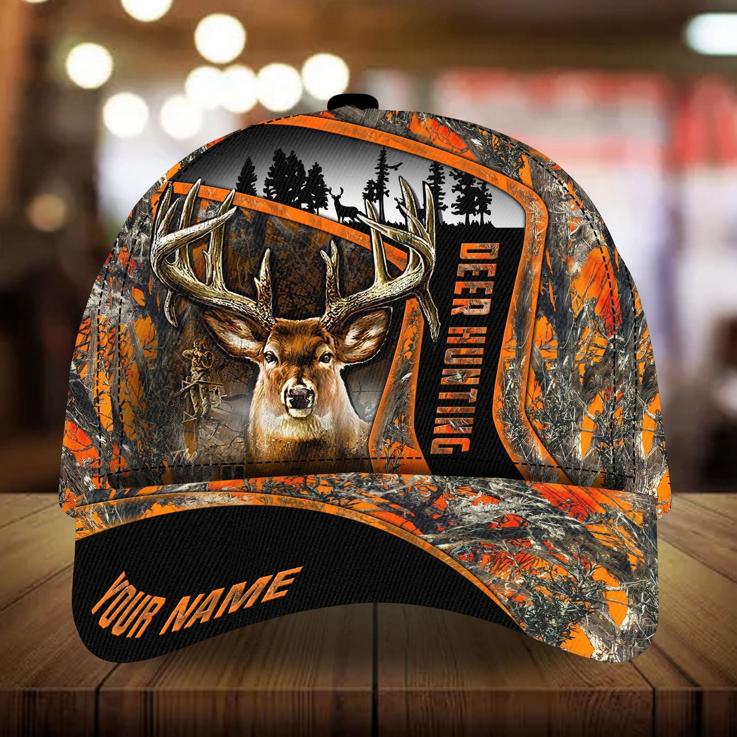 Special Deer Hunting Pattern Personalized – Classic Cap