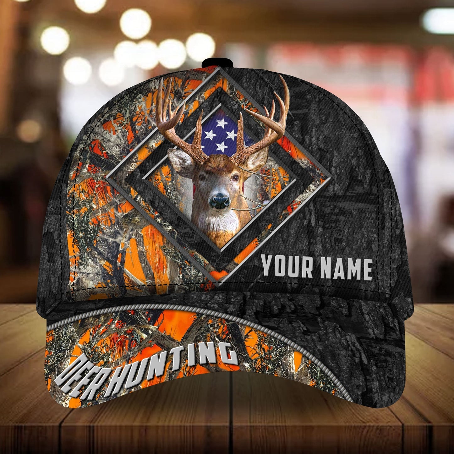 Premium Love Deer Hunting Personalized – Classic Cap