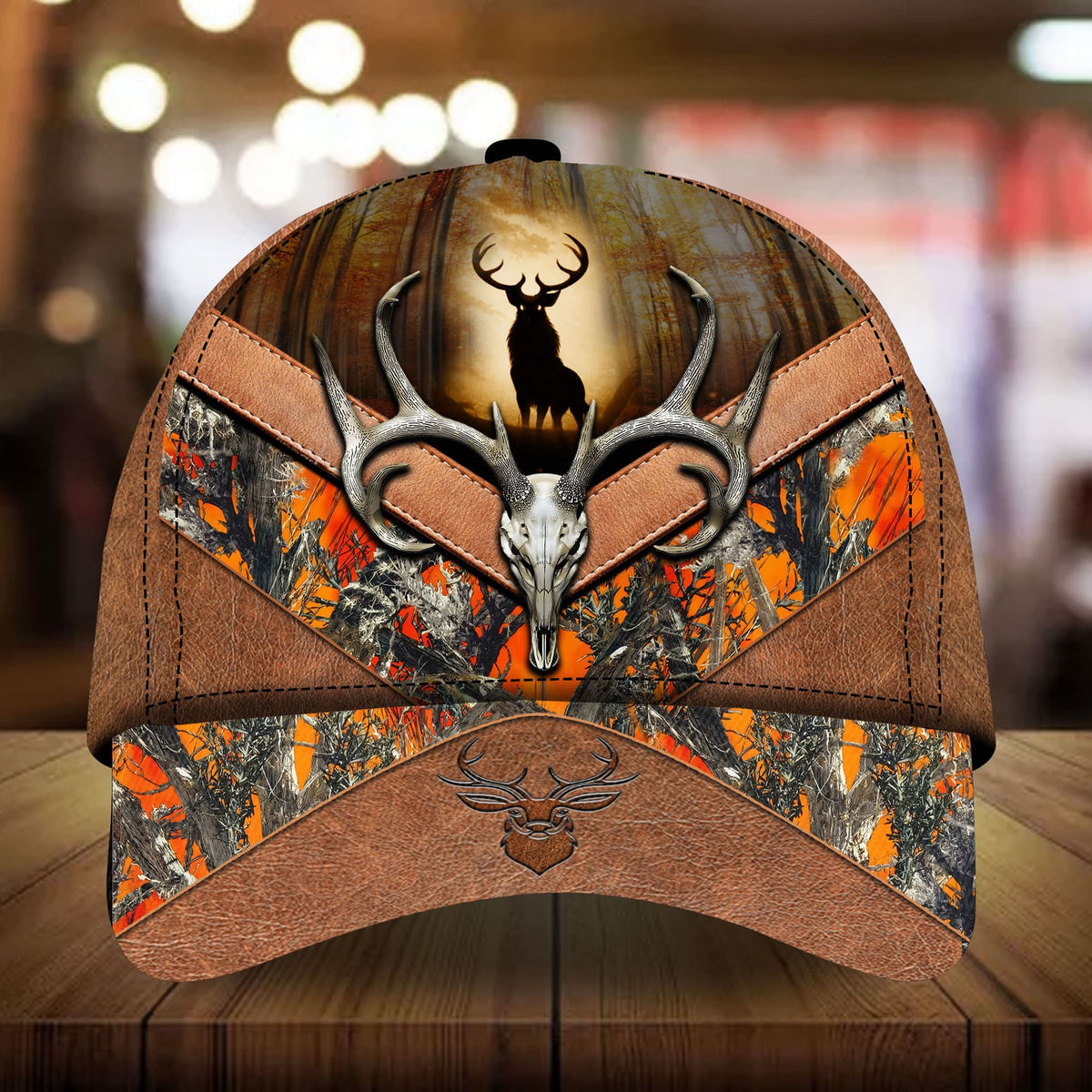 Premium Deer Hunting Leather – Classic Cap