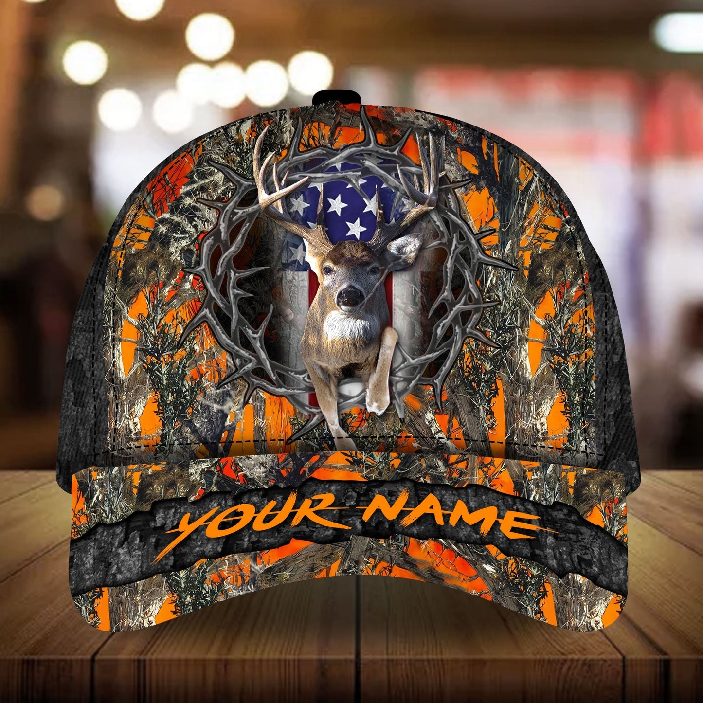 Awesome USA Deer Hunting Personalized – Classic Cap