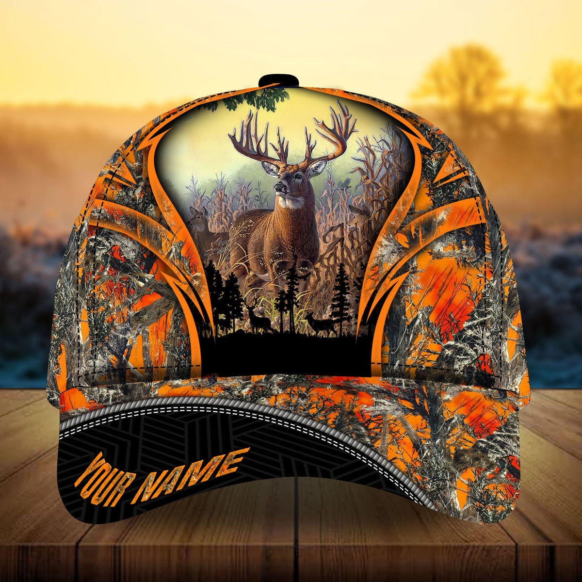 Beer Fest Deer Hunting Camo Personalized – Classic Cap