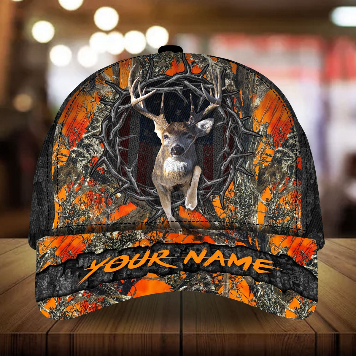 Awesome Deer Hunting Multicolor Personalized – Classic Cap