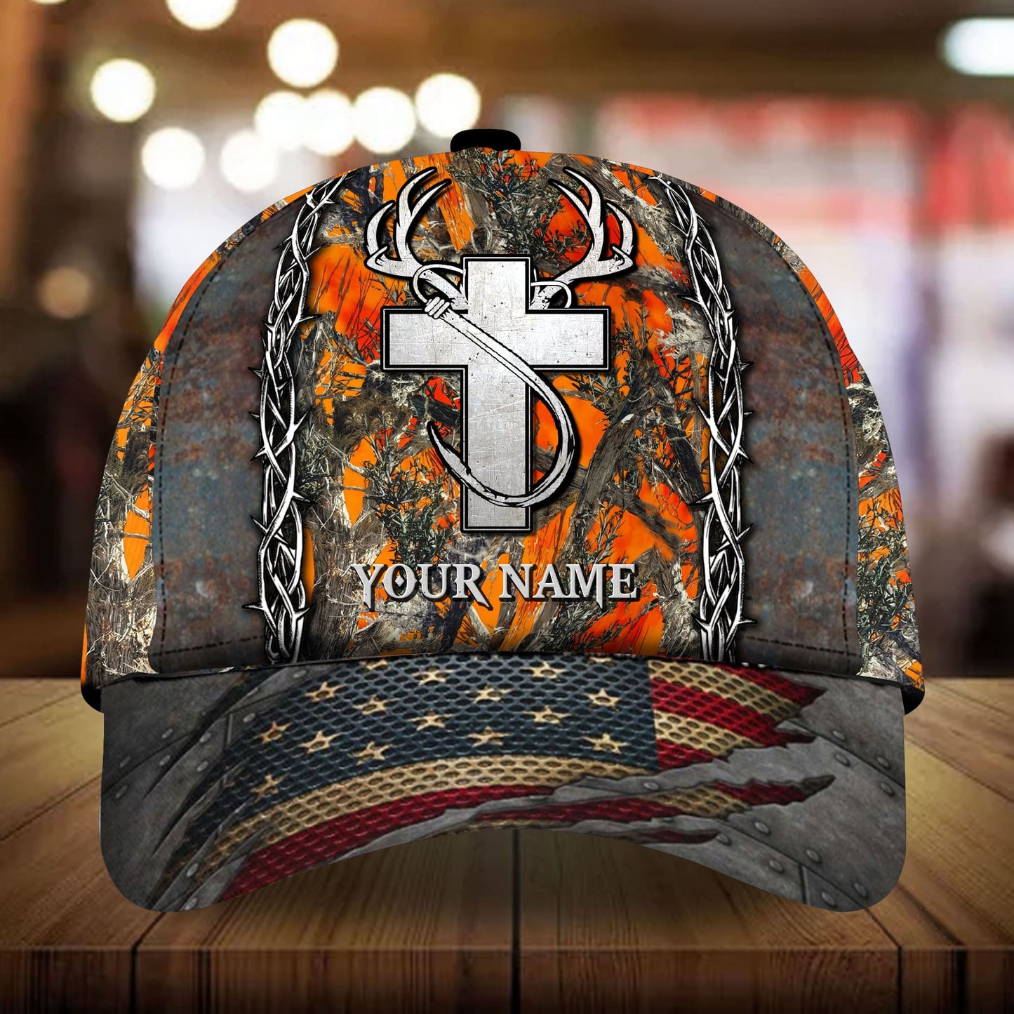 Premium Cross Hunting Personalized – Classic Cap