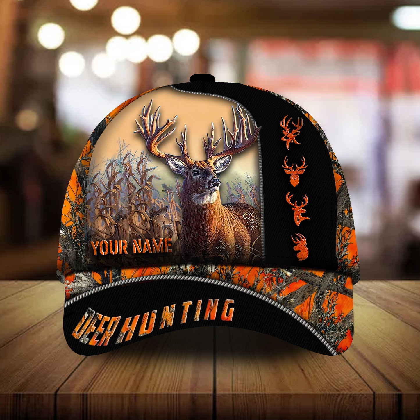 Premium Deer Hunting Personalized – Classic Cap
