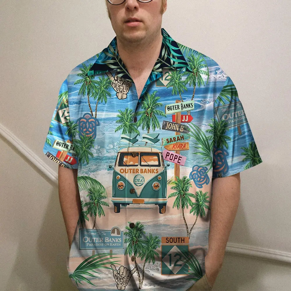 Outer Banks Unisex Hawaiian Shirt Aloha Shirt Summer Vibe