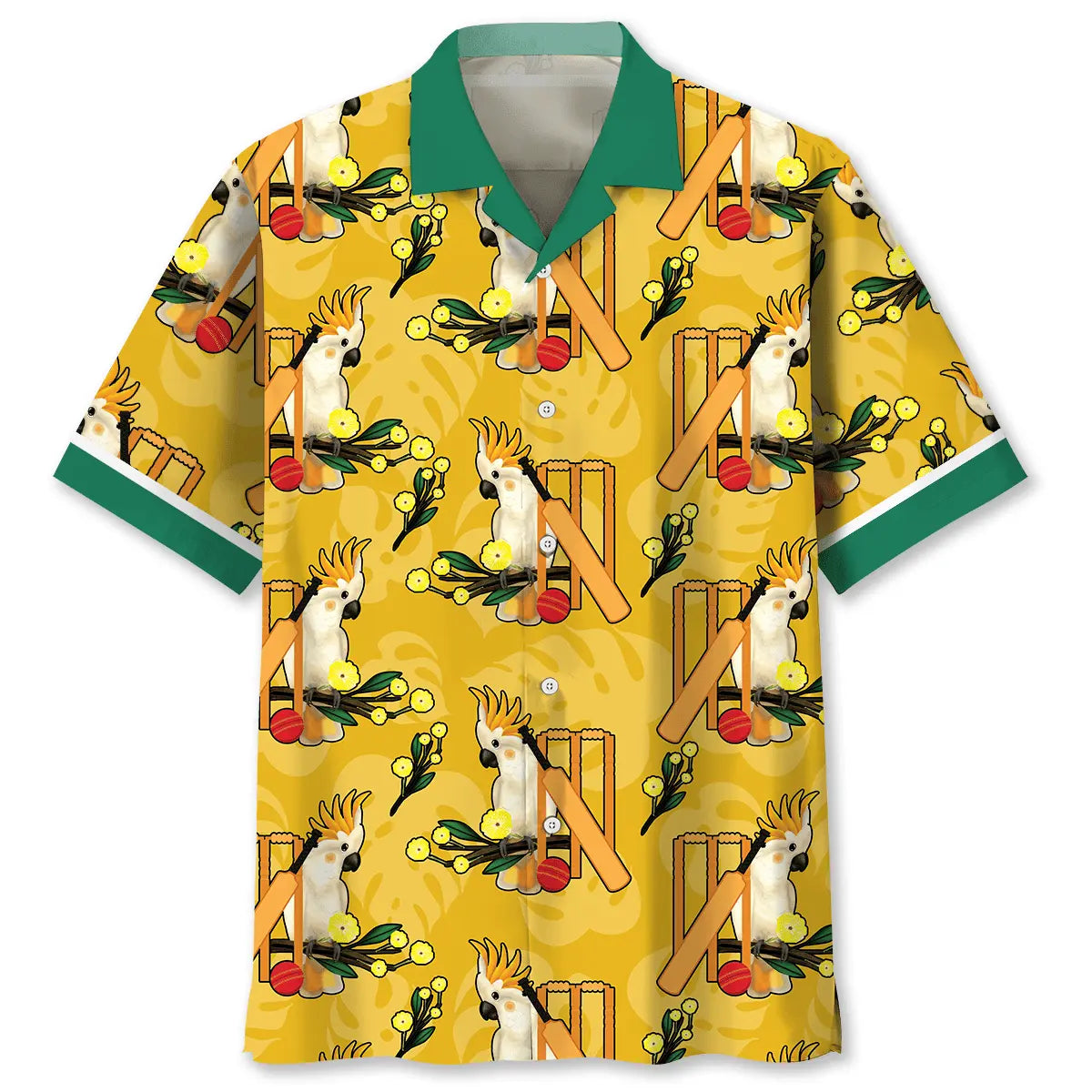 Hawaiian Shirt / Adults / S Parot Cricket Hawaiian Shirt