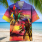 Parrot Sunset Beach Hawaiian Shirt