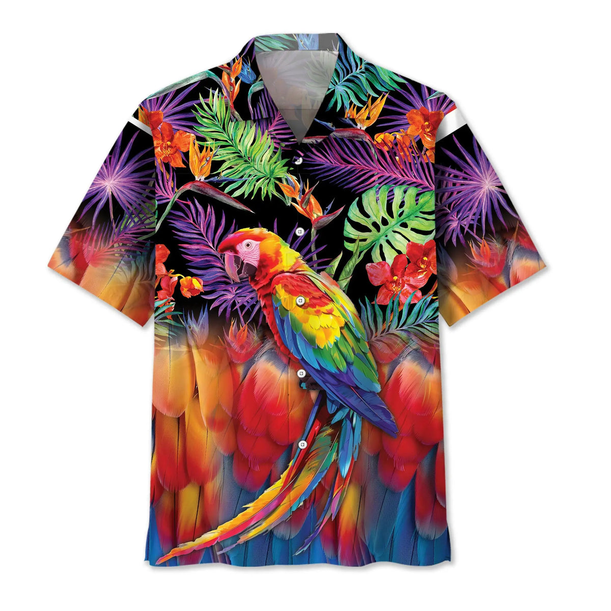 Hawaiian Shirt / Adults / S Parrot Tropical Jungle Hawaiian Shirt