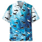 Hawaiian Shirt / Adults / S Penguin Ice Under Water Hawaiian Shirt