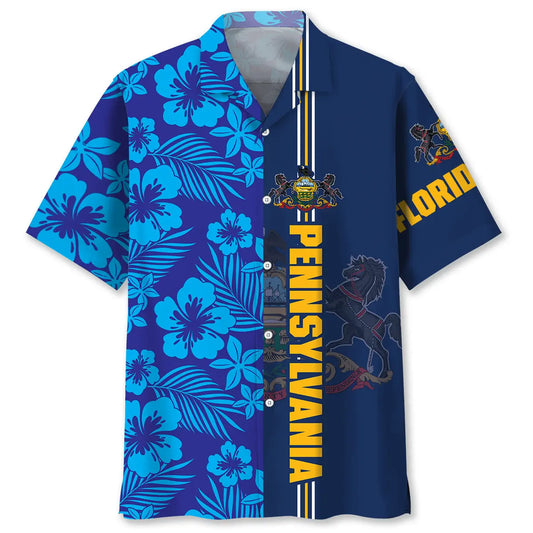 Hawaiian Shirt / Adults / S Pennsylvania State Hawaiian Shirt