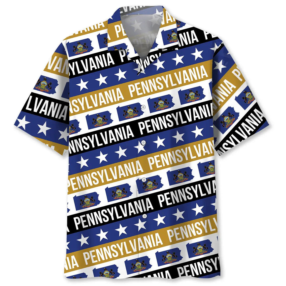Hawaiian Shirt / Adults / S Pennsylvania State Hawaiian Shirt