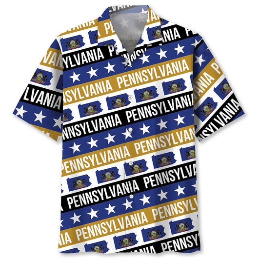 Hawaiian Shirt / Adults / S Pennsylvania State Hawaiian Shirt