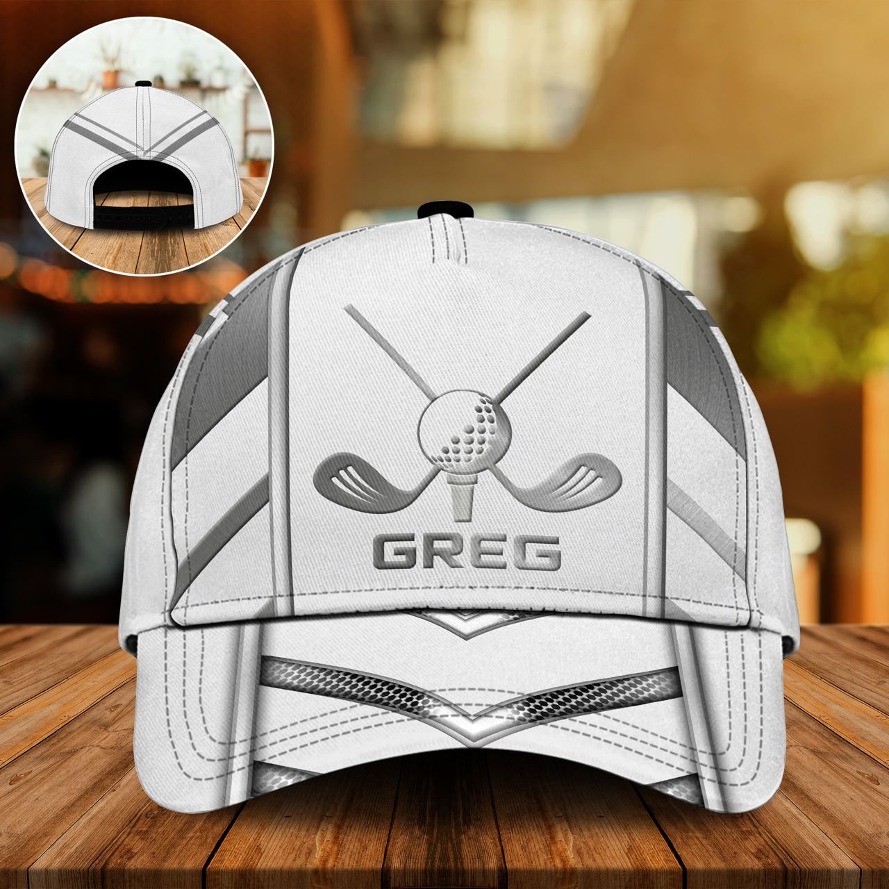 Silver Golf Greg – Classic Cap