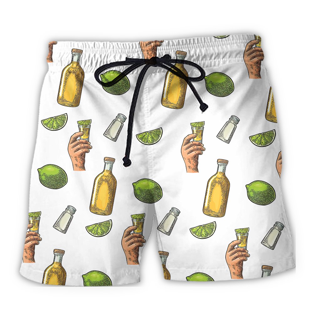 Tequila Therapy Funny Quote – Beach Short