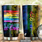 LGBT Love Is Love Colorful Personalized 20 Oz Tumbler