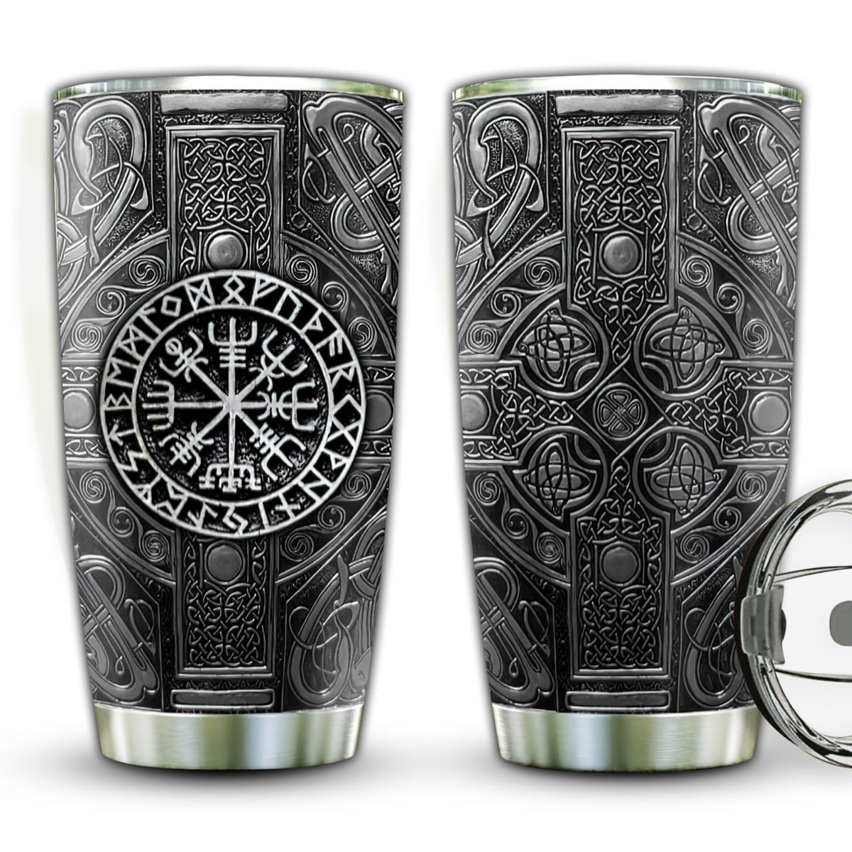 Viking Warrior Personalized 20 Oz Tumbler For Hot Cold Drinks And Travel