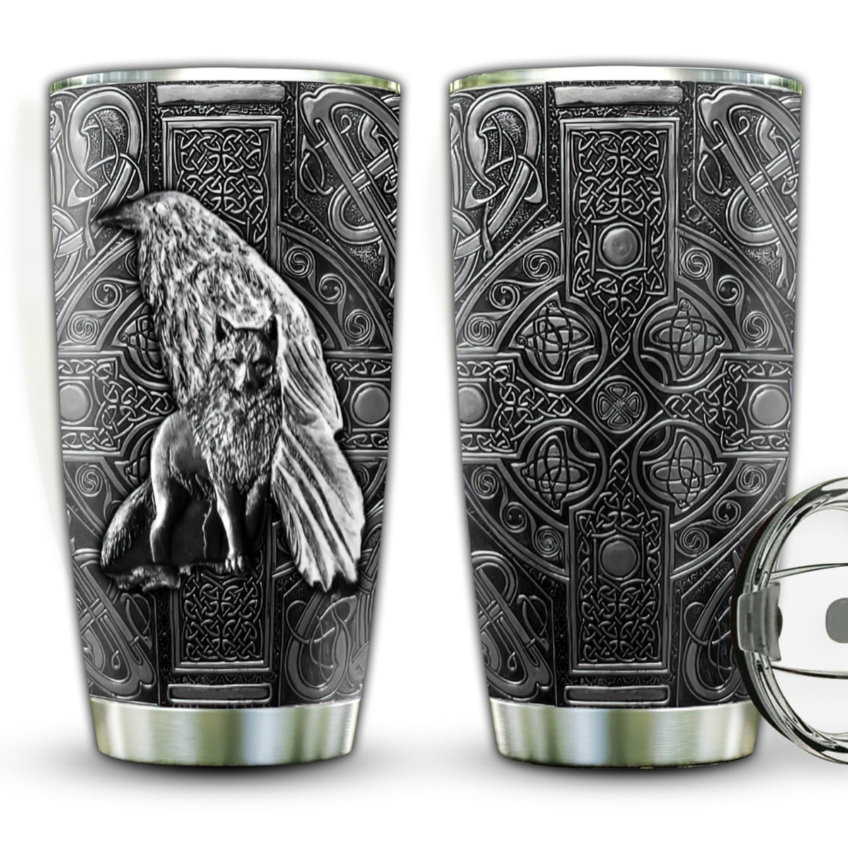 Viking Warrior Personalized 20 Oz Tumbler For Hot Cold Drinks And Travel