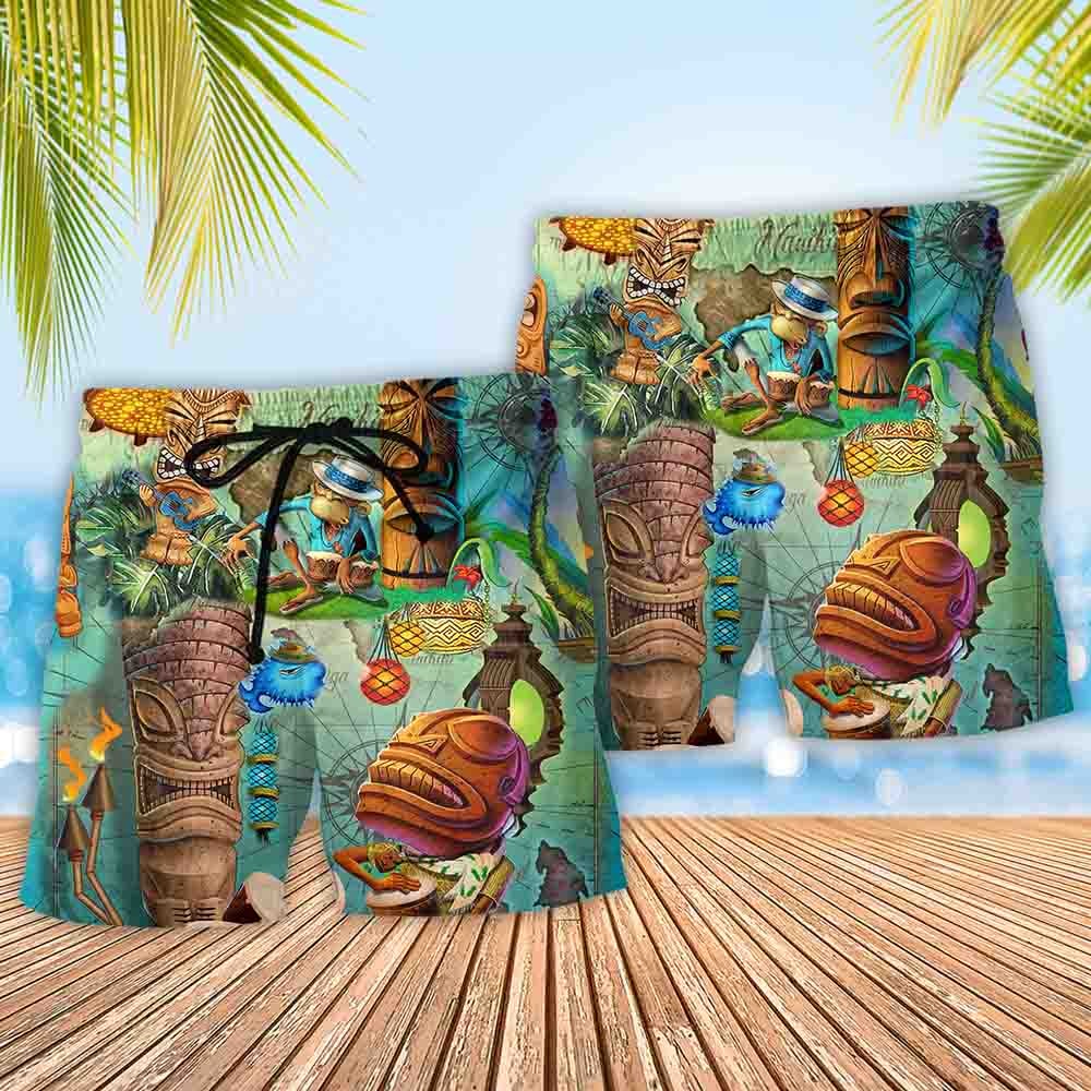 Tiki Bar Open Island Style – Beach Short