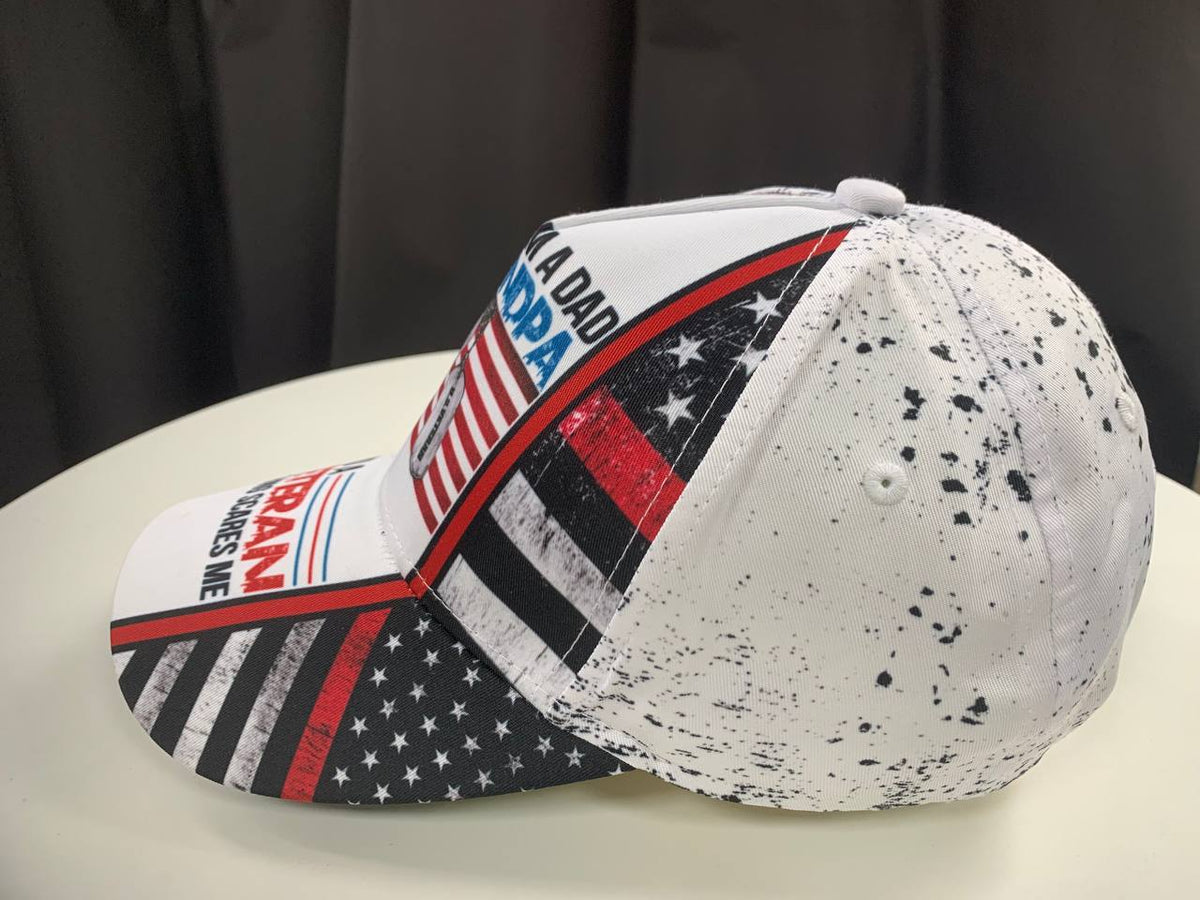Dad Grandpa Veteran Nothing Scares Me – Classic Cap