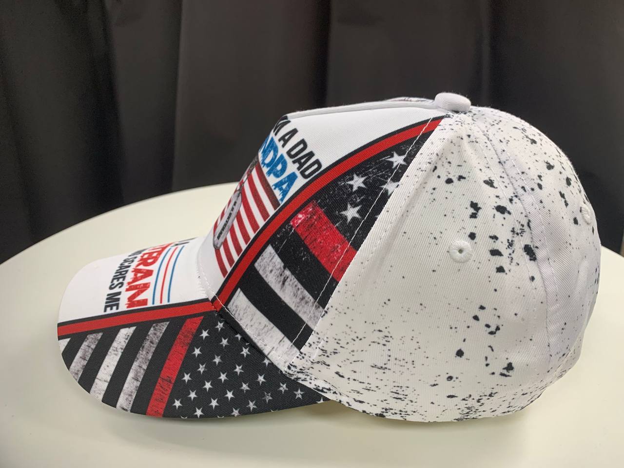 Dad Grandpa Veteran Nothing Scares Me – Classic Cap