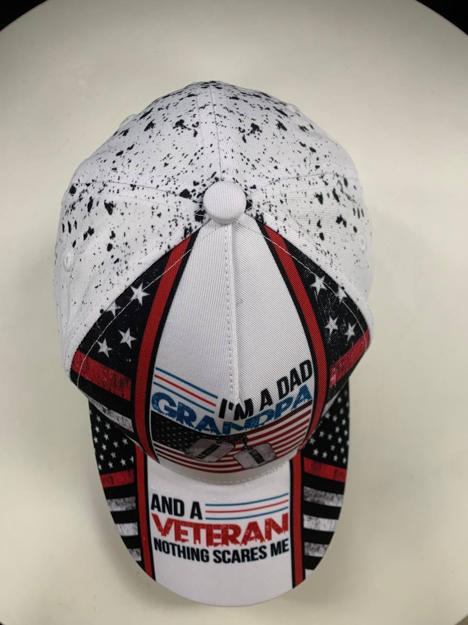 Dad Grandpa Veteran Nothing Scares Me – Classic Cap