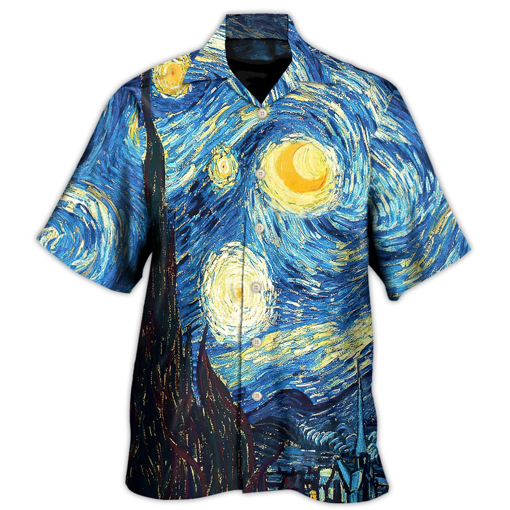 Starry Night Inspired Artistic – Hawaiian Shirt