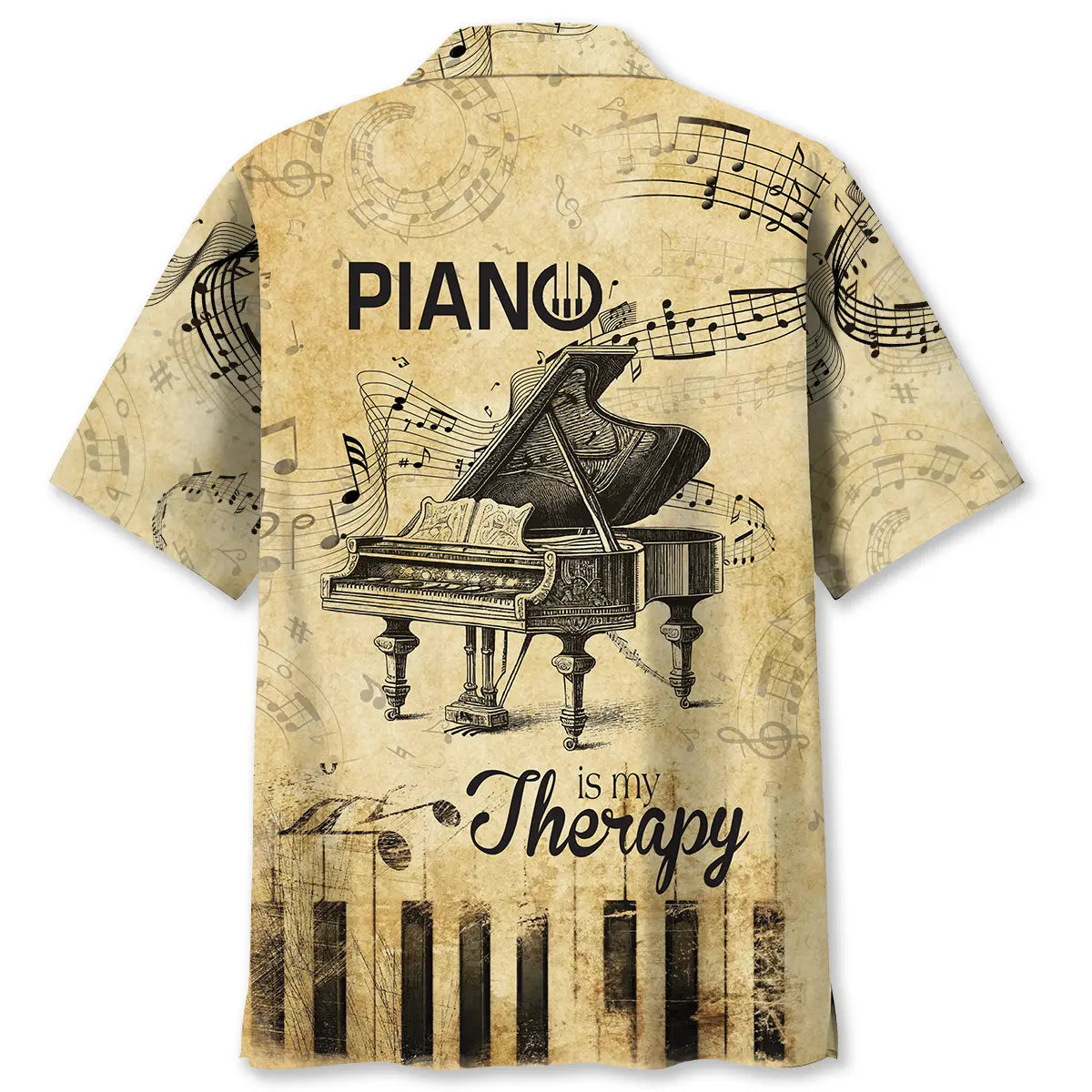 Piano Is My Therapy Hawaiian Shirt
