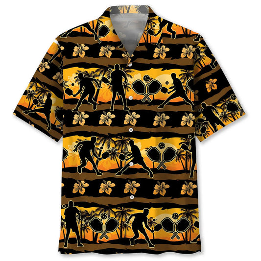 Hawaiian Shirt / Adults / S Pickleball Beach Hawaiian Shirt