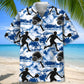 Pickleball Blue Nature Hawaiian Shirt