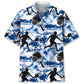 Hawaiian Shirt / Adults / S Pickleball Blue Nature Hawaiian Shirt