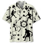 Hawaiian Shirt / Adults / S Pickleball Icon Bw Hawaiian Shirt