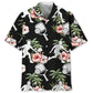 Hawaiian Shirt / Adults / S Pickleball Nature Flower Hawaiian Shirt