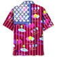 Pickleball Neon Hawaiian Shirt