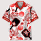 Hawaiian Shirt / Adults / S Pickleball Red Hawaiian Shirt